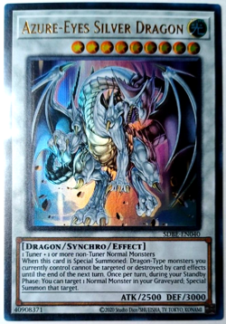 💎Azure-Eyes Silver Dragon💎 ⚡YuGiOh Card SDBE-EN040 - Image 1