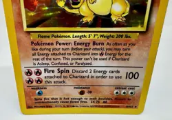 Rare Black Dot Error ⚫ Charizard 4/102 Base Set Holo Pokemon Card 1999 HP - Image 3
