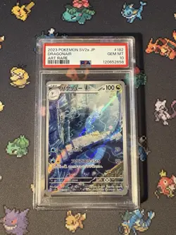 Pokemon Cards Dragonair 182/165 Art Rare Pokemon 151 JAPANESE - PSA 10 GEM MINT - Image 1