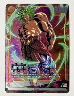 Dragon Ball Fusion - Broly - Winner 09 Holo Prize Card Promo FP-066 English - Image 1