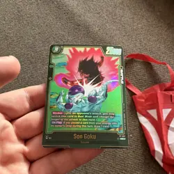 Bandai Dragon Ball Super Card Game Son Goku Blocker Promo Holo FP-027 - Image 1
