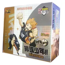 Anime Haikyuu!! Hinata Shoyo Trading Card 30 Pack Booster Box Collection Cards - Image 2