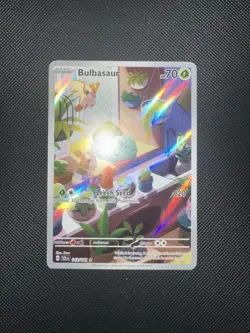 Pokemon TCG Bulbasaur IR Stellar Crown Card 143/142 NM Condition - Image 1