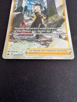 Cynthia's Ambition Galarian Gallery POKEMON CARD CROWN ZENITH - GG60/GG70 NM - Image 3