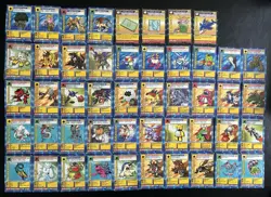 Digimon Series 1 & 2 Booster Card Lot 48 Cards 1999 Bandai Vintage Collection - Image 1