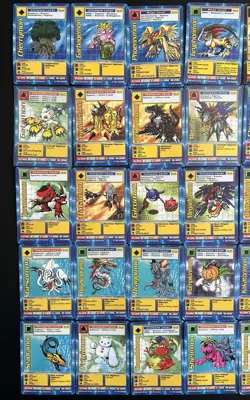 Digimon Series 1 & 2 Booster Card Lot 48 Cards 1999 Bandai Vintage Collection - Image 4