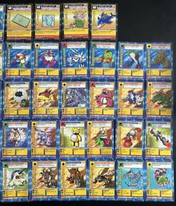 Digimon Series 1 & 2 Booster Card Lot 48 Cards 1999 Bandai Vintage Collection - Image 5