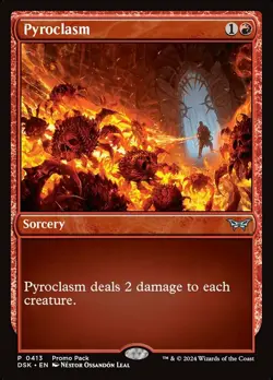 Pyroclasm - Foil - Promo Pack Light Play, English Magic the Gathering MTG Magic - Image 1