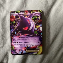 Gengar EX 34/119 XY Phantom Forces Holo Pokemon Card NM - Image 2