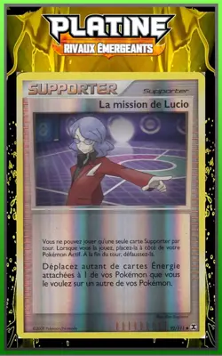 La Mission de Lucio Reverse - Platine02 - 92/111 - Carte Pokemon Francaise - Image 1