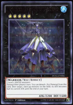 Number 94: Crystalzero DUSA-EN006 Ultra Rare Duelist Saga Yu-Gi-Oh Near Mint - Image 1