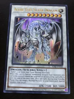 Yugioh! MP Azure-Eyes Silver Dragon - SDBE-EN040 - Ultra Rare - 1st Edition Mode - Image 1