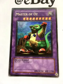 YUGIOH - MASTER OF OZ - ULTIMATE RARE - EXC - SOD-EN035 - SOUL OF THE DUELIST - Image 3