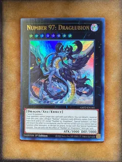 Yugioh Number 97: Draglubion GFP2-EN145 Ultra Rare 1st Ed NM - Image 1