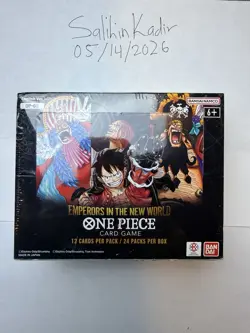 Bandai One Piece Card Game OP-09 Emperors in the New World Booster Box English - Image 1