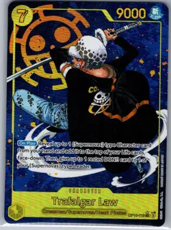 Trafalgar Law (Alt Art) OP10-119 English Royal Blood - One Piece Card - NM - Image 1