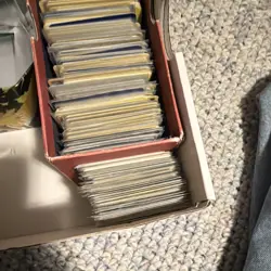Pokemon TCG Mixed Card Lot Bulk Cards in Storage Box Cyndaquil Standard Size - Image 2