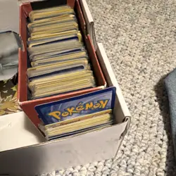 Pokemon TCG Mixed Card Lot Bulk Cards in Storage Box Cyndaquil Standard Size - Image 4
