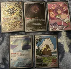 Pokemon TCG lot of 5 illustration rare cards - Image 1