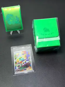 Pokemon Chinese 151 Original Partner Box-Bulbasaur Deck Box&Card Sleeves &SV-P - Image 1