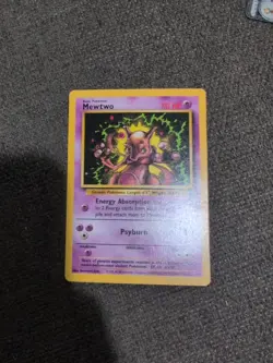 Mewtwo Black Star Promo #14 Pokemon Card MP-LP WOTC Vintage - Image 2
