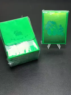 Pokemon Chinese Bulbasaur Deck Box&Card Sleeves from 151 Original Partner Box - Image 2