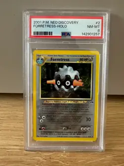 Pokemon Card: Forretress 2/75 - Neo Discovery ENG - PSA 8 - Image 1