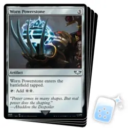 WORN POWERSTONE X4 Warhammer 40,000 Magic MTG MINT CARD - Image 1