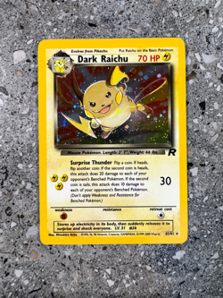 Pokemon TCG Cards Dark Raichu 83/82 Team Rocket Secret Rare Holo NM - Image 1