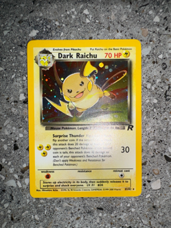 Pokemon TCG Cards Dark Raichu 83/82 Team Rocket Secret Rare Holo NM - Image 3