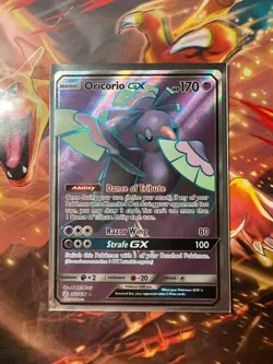 Pokemon Card TCG - Oricorio GX - 217/236 - Cosmic Eclipse - Full Art - NM - Image 1