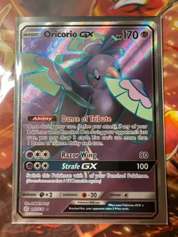 Pokemon Card TCG - Oricorio GX - 217/236 - Cosmic Eclipse - Full Art - NM - Image 2