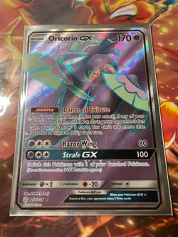 Pokemon Card TCG - Oricorio GX - 217/236 - Cosmic Eclipse - Full Art - NM - Image 3