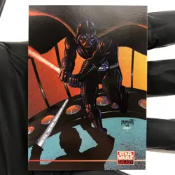 Star Wars Galaxy Card Luke Darth Vader Jimmy Palmiotti 258 Topps Vader 1994 [NM] - Image 2
