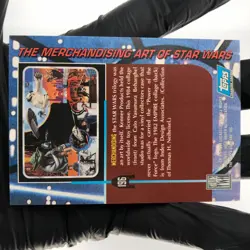 Star Wars Galaxy Card Luke Darth Vader 196 Power of Topps Vader 1994 [NM] - Image 3