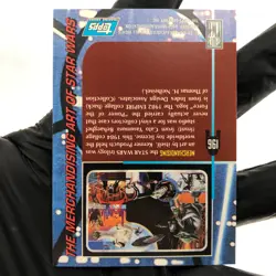 Star Wars Galaxy Card Luke Darth Vader 196 Power of Topps Vader 1994 [NM] - Image 4