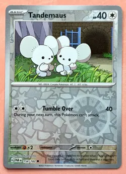 Tandemaus~Cute Pokemon Cards~Normal Type/Colorless ~ Soft White & Cream Gallery - Image 1