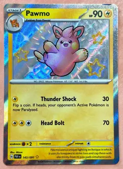 Pawmo~Cute Pokemon Cards~ Electric-Type Pokemon Collection - Image 1