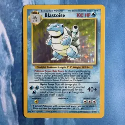 Pokemon Card | 2/102 Blastoise 1999 Base Set Holo Rare WOTC Vintage Unlimited - Image 1