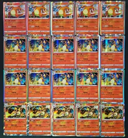 2025 Chinese Pokemon TCG Charizard V Holo Rare Cards Bundle Lot*20 JL89 - Image 1