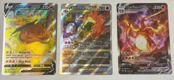 Pokemon Charizard UPC Promo Set SWSH260 SWSH261 SWSH262 VMAX VSTAR V LP + - Image 1