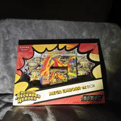 Pokemon Trading Card Game Mega Emboar EX Box Ascended Heroes Promo English - Image 1