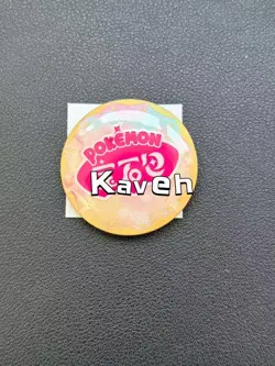 Pokemon TCGS-Chinese Exclusive Gem Pack Badge Pin - Image 2