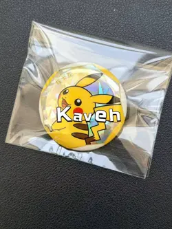 Pokemon TCGS-Chinese Exclusive Gem Pack Badge Pin - Image 4
