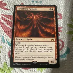 MTG Screaming Nemesis (157/469) Duskmourn House of Horror LP - Image 1