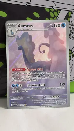 Aurorus 092/088 Perfect Order Illustration Rare Pokemon TCG English NM ME03 - Image 1