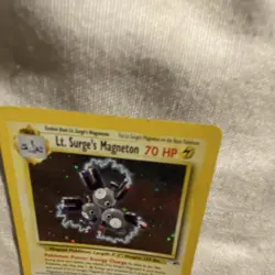 Lt. Surge's Magneton Pokemon Gym Heroes holo rare 8/132 70hp 2000 - Image 4