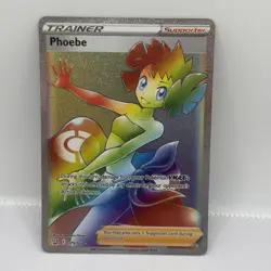 Phoebe 175/163 Battle Styles Rainbow Secret Rare Full Art Holo Pokemon TCG - NM - Image 1