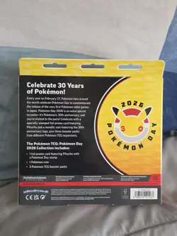 Pikachu Pokemon TCG Pokemon Day 2026 Collection 30th Anniversary Box Sealed - Image 2