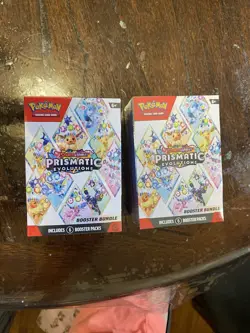 Pokemon TCG Prismatic Evolutions Booster Bundle Lot of 2 Factory Sealed - Image 1